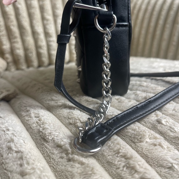 Rebecca Minkoff Black Quilted Studded Camera Crossbody NEW WITH TAGS - Picture 7 of 10